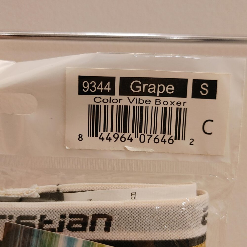 Vintage AC Grape Color Vibe Trunks w/Almost Naked Pouch - Small - Picture 6 of 6